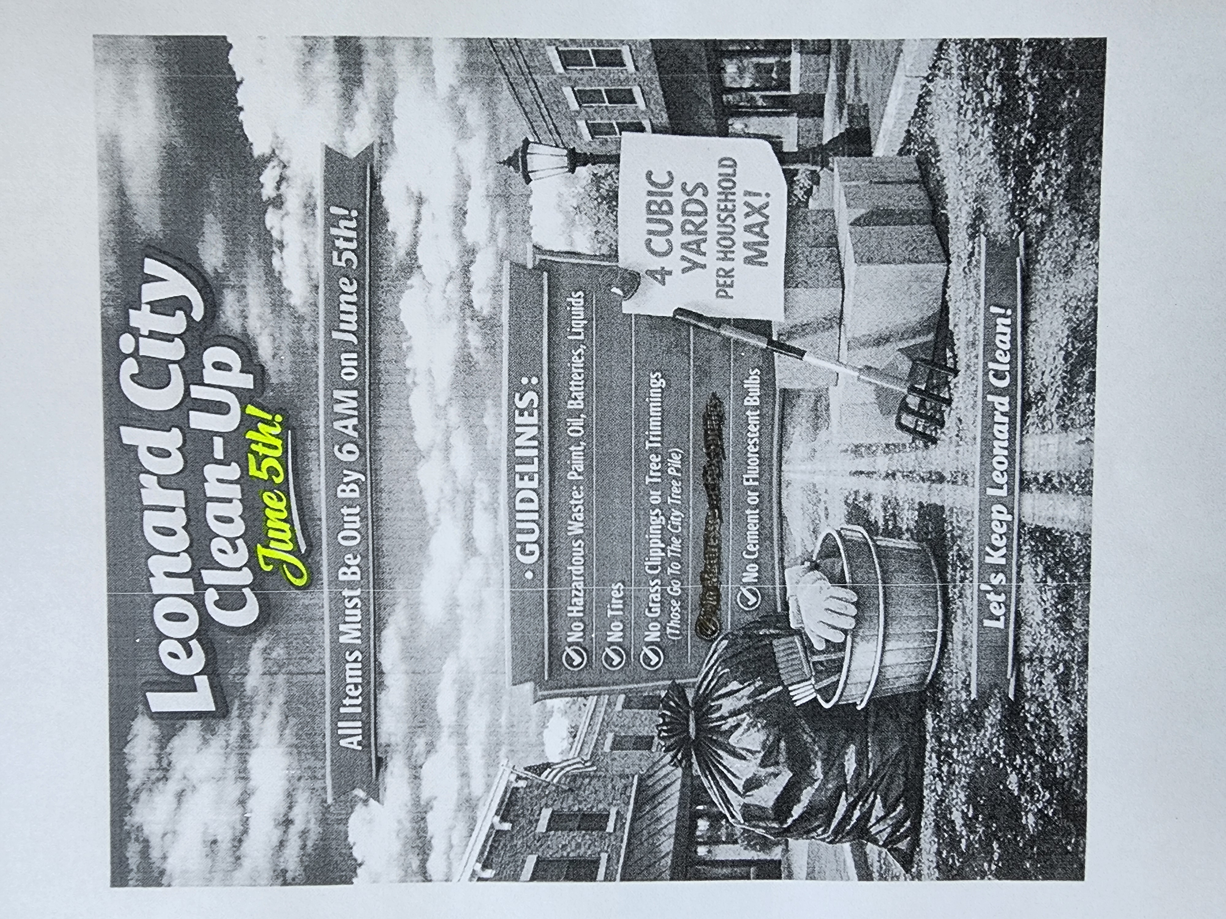 clean up poster